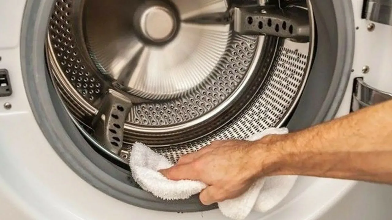 Kuinka puhdistaa pesukoneen sisäosa ja poistaa nukka, lika ja pesuainejäämät.